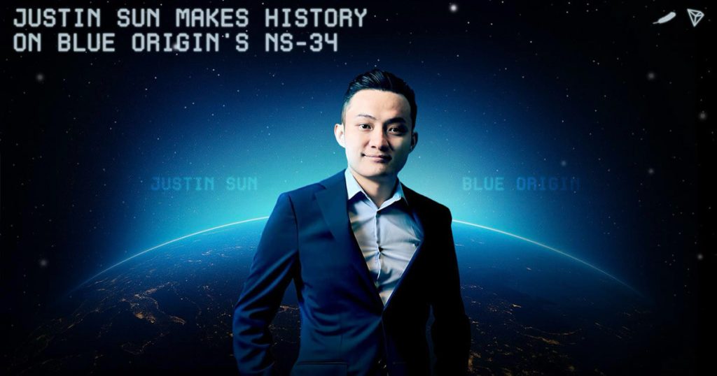 Justin Sun Makes History as Youngest Chinese Commercial Astronaut with Blue Origin’s NS-34 Spaceflight Justin Sun Makes History as Youngest Chinese Commercial Astronaut with Blue Origin’s NS-34 Spaceflight
