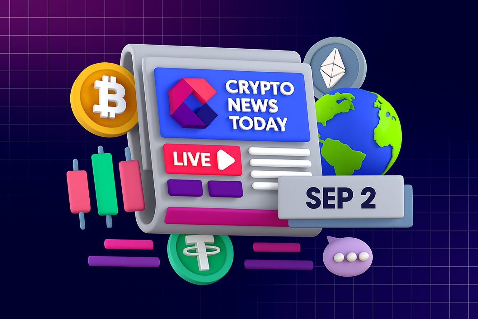 [LIVE] Crypto News Today: Latest Updates for Sept. 2, 2025 – Bitcoin Climbs Toward $111K as WLFI and MemeCore Lead Sector Outliers