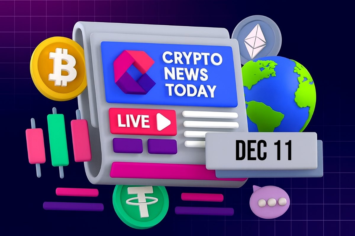 [LIVE] Crypto News Today: Latest Updates for Dec. 11, 2025 – BTC Breaks Below $91K as Fed Signals Pause; DePIN, AI Lead Market Drop